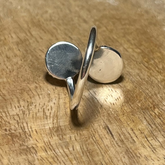 NWOT Ethiopian Opal Bypass 925 Sterling Silver Ring - Picture 12 of 15